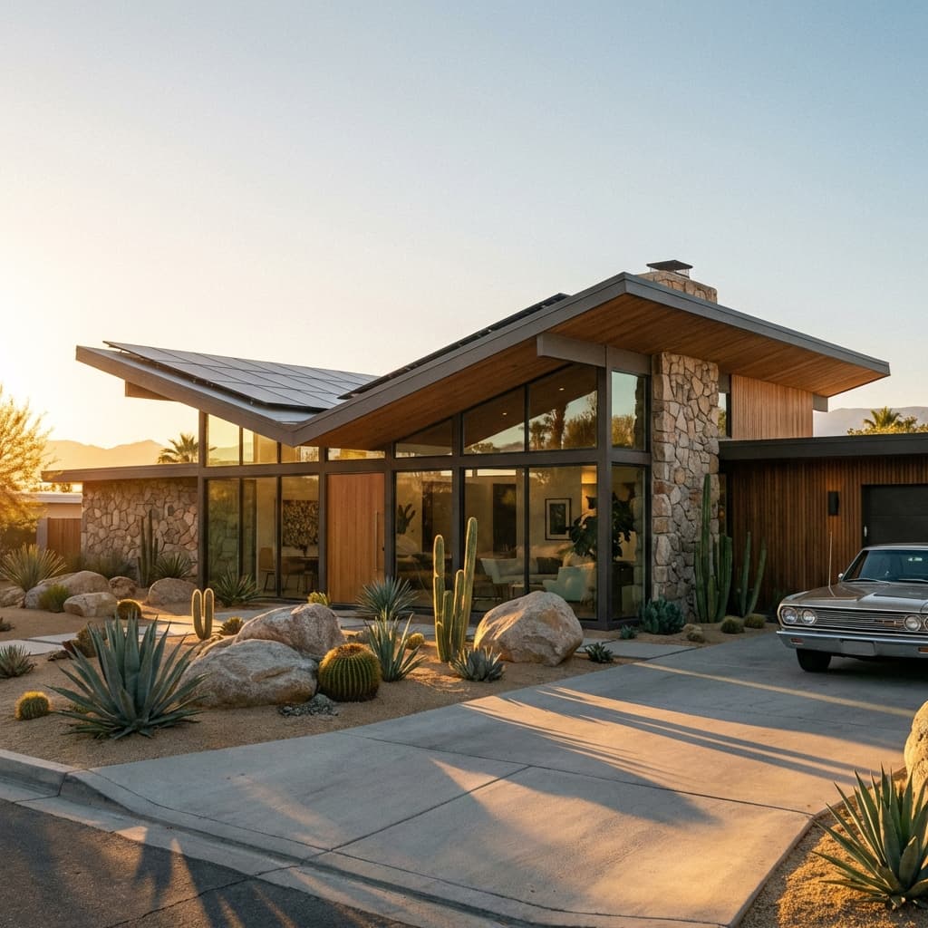 Mid-Century Retrofit — Net-Zero Energy Retrofits in Palm Springs, CA