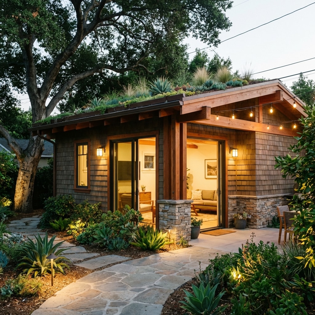 Custom Green Construction project: Modern Craftsman ADU in Pasadena, CA
