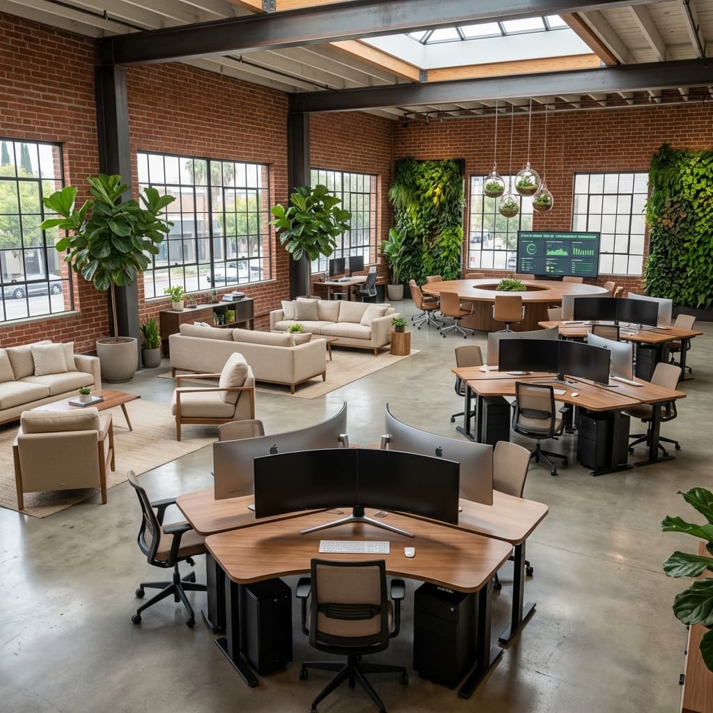 Custom Green Construction project: Tech Office HQ in Culver City, CA